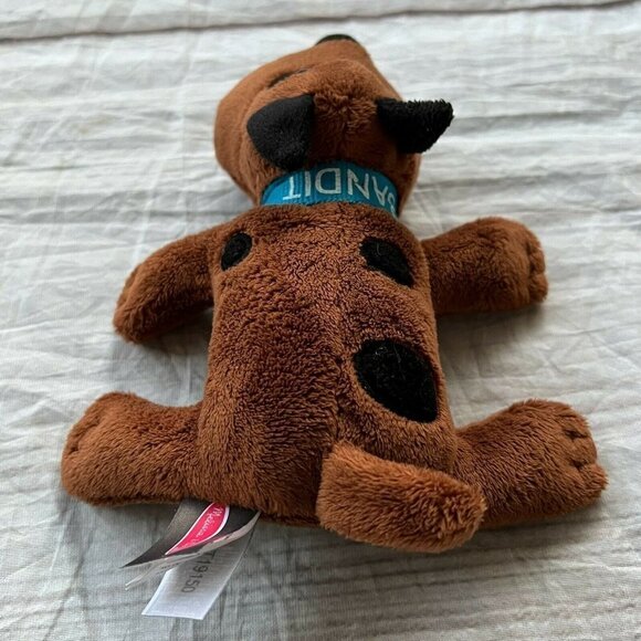 Melissa & Doug Bandit Puppy Dog Plush Brown Patches Cute Soft Stuffed Animal 6” - Picture 2 of 5